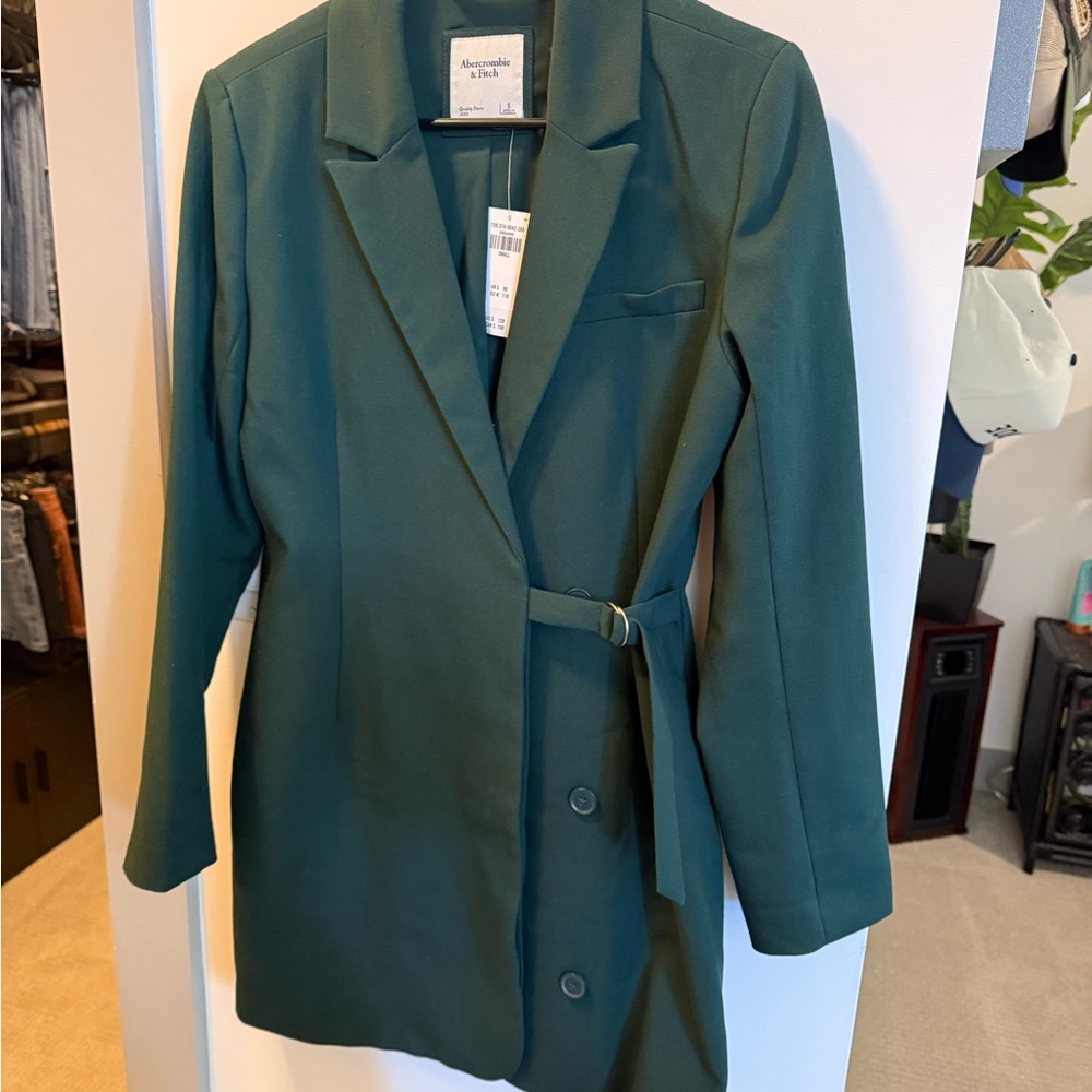 Abercrombie & Fitch Green Mini Dress